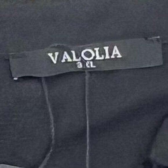 Valolia Womens Sheer Velvet Floral Blouse Tunic Size 3XL Black Whimsigoth Grunge - Picture 6 of 12